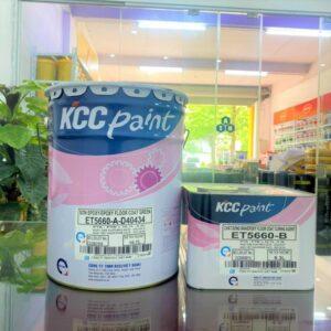 Sơn Epoxy KCC ET5660 - green- Màu xanh hệ lăn 16L